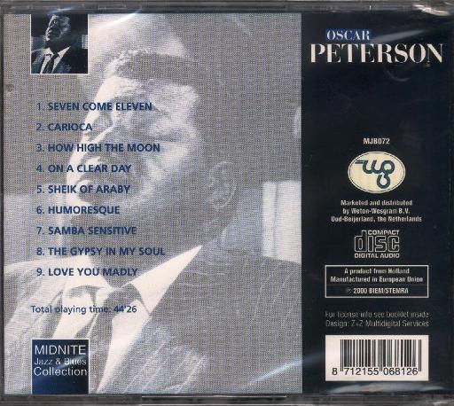 Oscar Peterson "On a Clear Day" - Click Image to Close